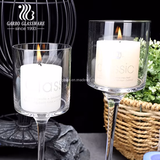 크리스탈 유리 촛대 & 티라이트 캔들 홀더 3개